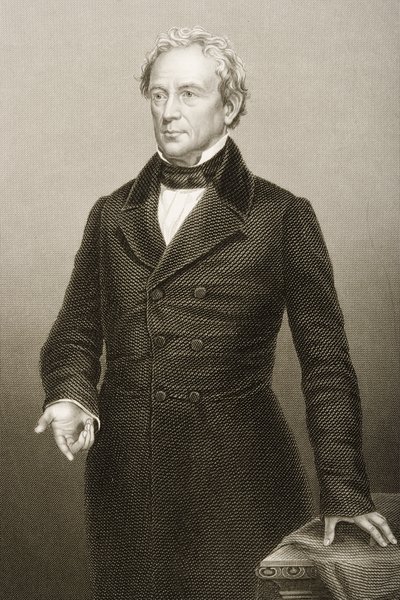 Edward Everett (1794-1865) grabado por D.J. Pound a partir de una fotografía, de 